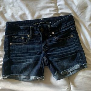Blue Jean Shorts Stretch